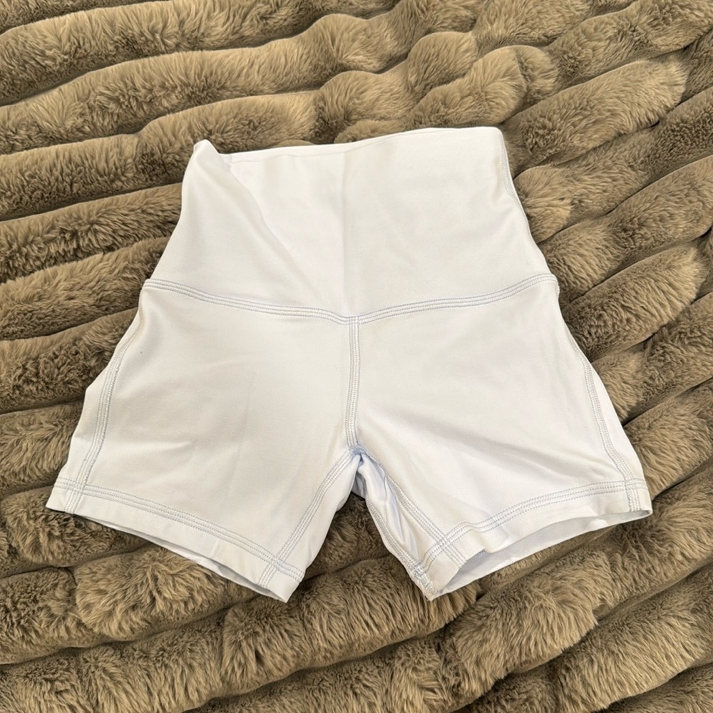 Light blue size 0 lululemon brand new shorts